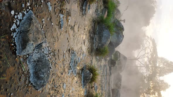 Hot Spring in Chae Son National Park Lampang Thailand