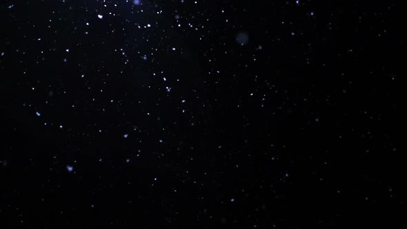 Snowflakes Falling At The Winter Night Background alt