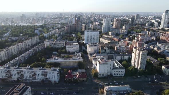 Kyiv - Aerial View of the Capital of Ukraine. Kiev