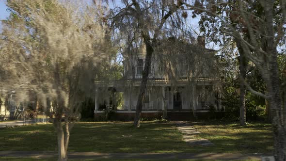 Plantation style house in South Carolina USA