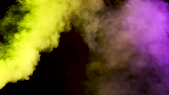 Beautiful Colorful Abstract Smoke Clouds