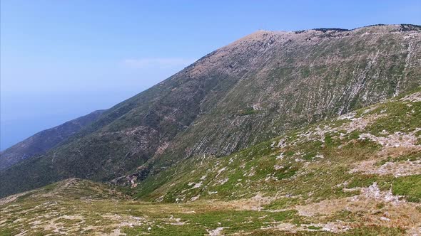 Large mountain in Albania