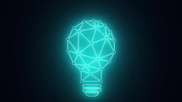 Idea and innovation bulb animation