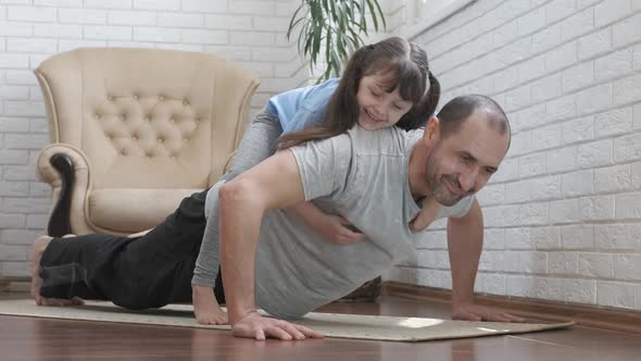 Fitness with dad.