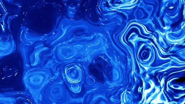 blue color liquid background.