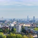 The view of downtown London from the highpoint in Hampstead Heath. - VideoHive Item for Sale