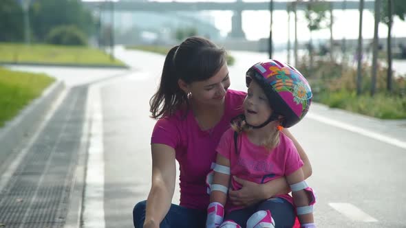 Mother and Daughter Spending Free Time Together