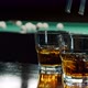 View Of Alcoholic Drink In The Background Billiard's Balls - VideoHive Item for Sale