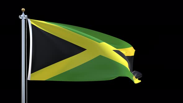 Jamaica Waving Flag