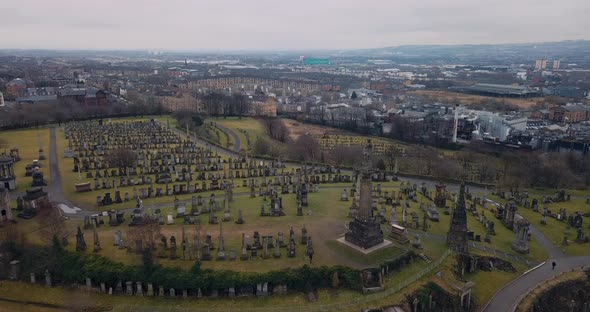 View Of Glasgow Necropolis