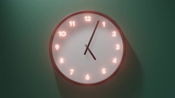 Wall Clock 24 Hours loop