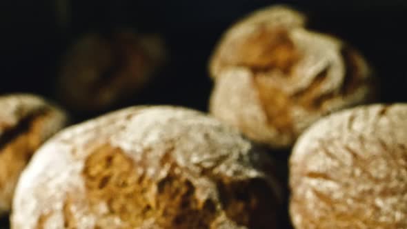 Making a Loaf of Bread in the Bakery