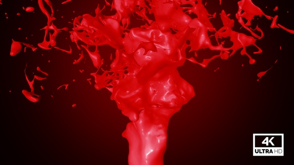 Red Paint Jet Stream Splash V7 alt