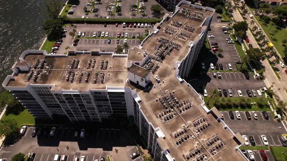 HVAC rooftop inspection. 5k drone footage