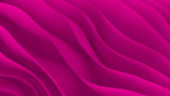 Wavy Curly Abstract Magenta Background