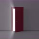 Door Opens And A Bright Light Flooding A Dark Room 4k - VideoHive Item for Sale