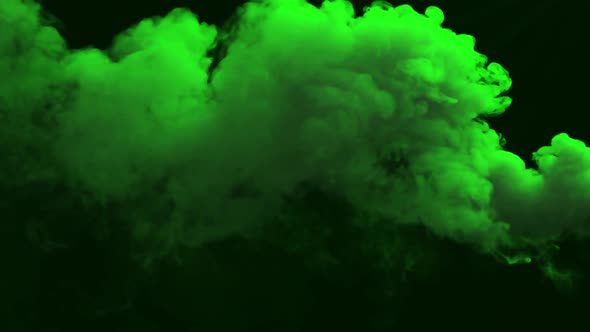 Green Color Smoke