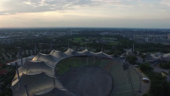 Aerial view of the Olympic Stadium