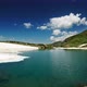 4K Unmelted Snow. Glacial lake Time Lapse on top of mountains. - VideoHive Item for Sale