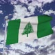 Norfolk Island Flag With Sky 4k - VideoHive Item for Sale