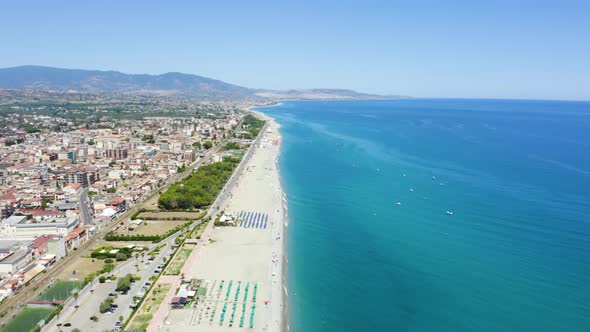 Aerial View of Locri Sea