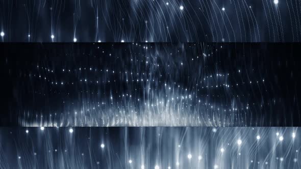 Vj Winter Curtain Particles Grid