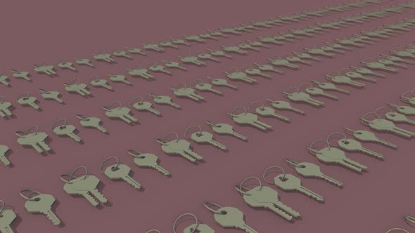 A Lot Of Keys In A Row 4k