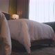 beautiful casual white soft pillow and bed sheet bedroom - VideoHive Item for Sale