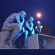 Three thinkers with a computer - VideoHive Item for Sale