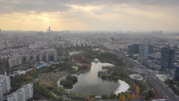 Aerial City Park, China