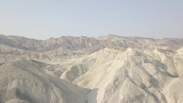 Aerial Drone Shot of Mountains in Desert Death Valley