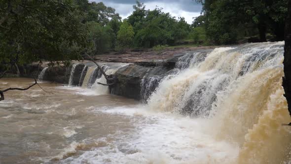 Waterfall at the Farako falls in Mali