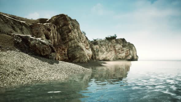 Rocky Coastline in Sintra Portugal