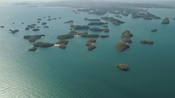 Set of Islands in Sea