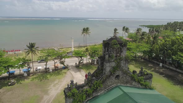 Old Catholic Church. Barcelona, Sorsogon,Philippines