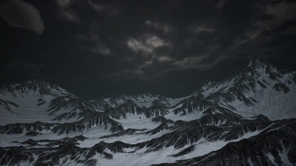 Norway Mountains Severe Landscape