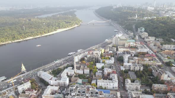 Kyiv - the Capital of Ukraine. Aerial View. Kiev