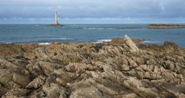 The lighthouse at Goury, Cap de la Hague, Cotentin peninsula, France