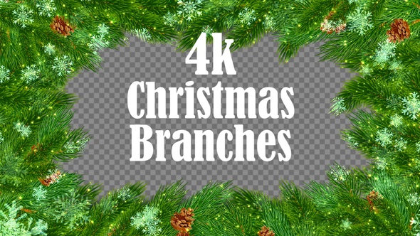 4k Christmas Branches alt