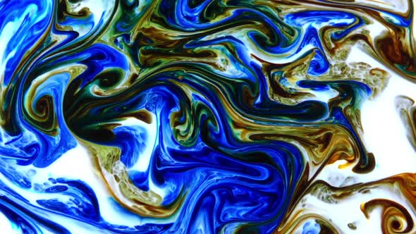 Abstract Colorful Sacral Liquid Waves Texture 643