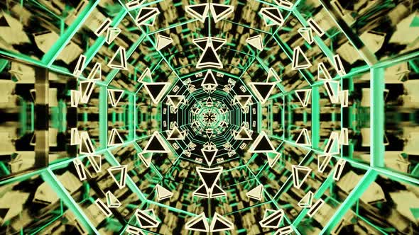 Bright Kaleidoscope VJ loop, HD