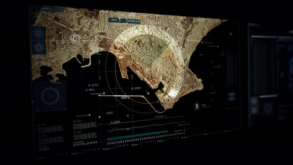 Urban Combat Scanner Interface Discovered Location Of Enemy Army Target alt