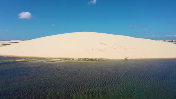 Jericoacoara Brazil. Tropical scenery for vacation travel at northeast Brazil.