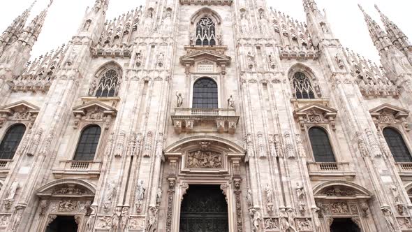 Main Entrance and Facade of the Duomo