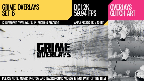 Grime Overlays (2K Set 6)