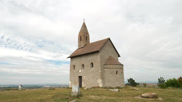 A view of the Drazovsky Church in Nitra, Slovakia