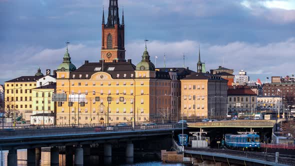 4K Timelapse Stockholm Day Sweden Scandinavia