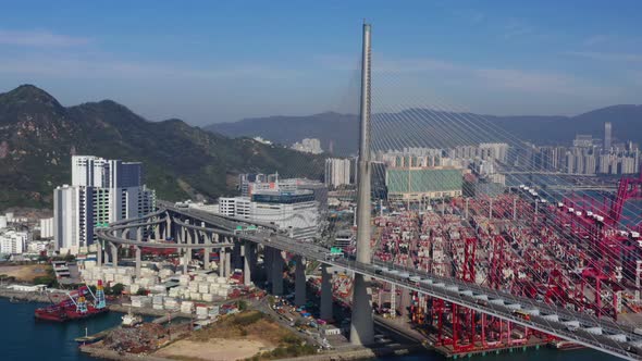 Cargo terminal from top