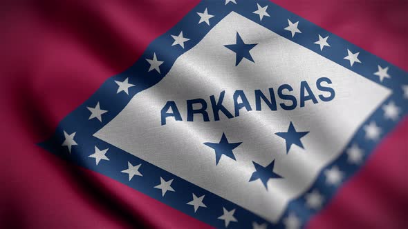 Arkansas State Flag Angle