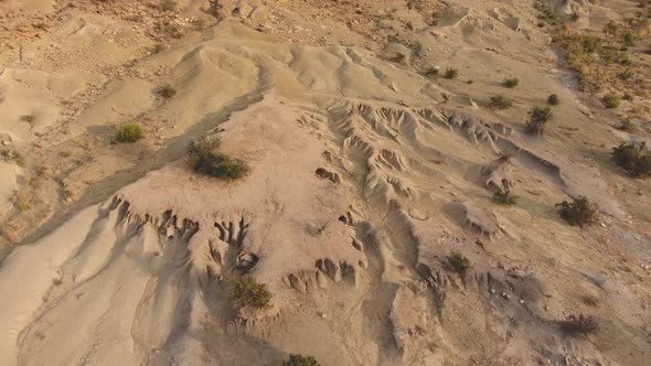 Aerial View Of Soil Erosion